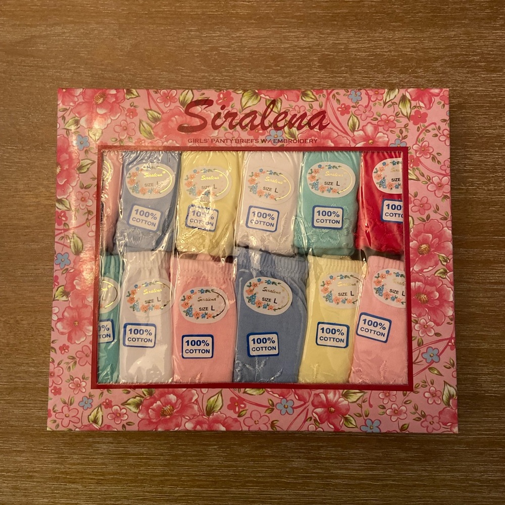 Girls Panty Briefs - Size L
